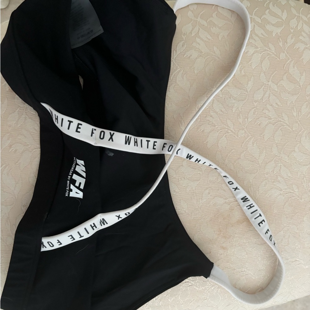 White fox sports bra